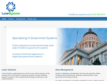 Tablet Screenshot of lunar-systems.com